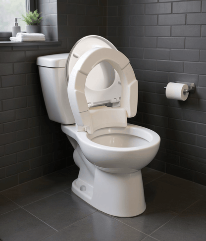 3.5″ Hinged Raised Toilet Seat — MOBB Home Health Care, front view
