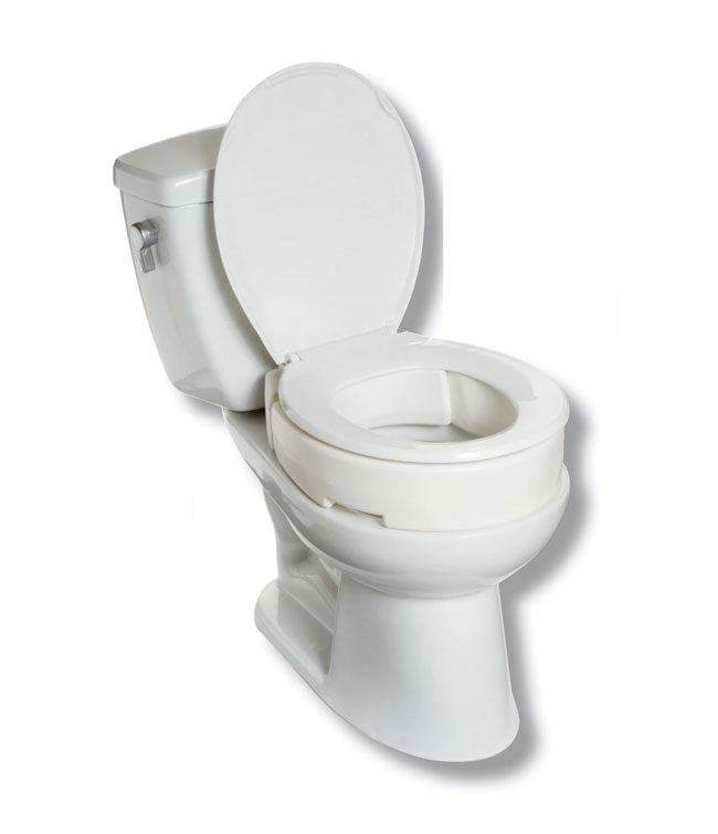 3.5″ Hinged Raised Toilet Seat — MOBB Home Health Care, side profile