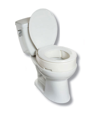 3.5″ Hinged Raised Toilet Seat — MOBB Home Health Care, side profile