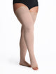 Sigvaris Men's Natural Rubber Thigh-High without Grip-Top Open-Toe 50-60mmHg