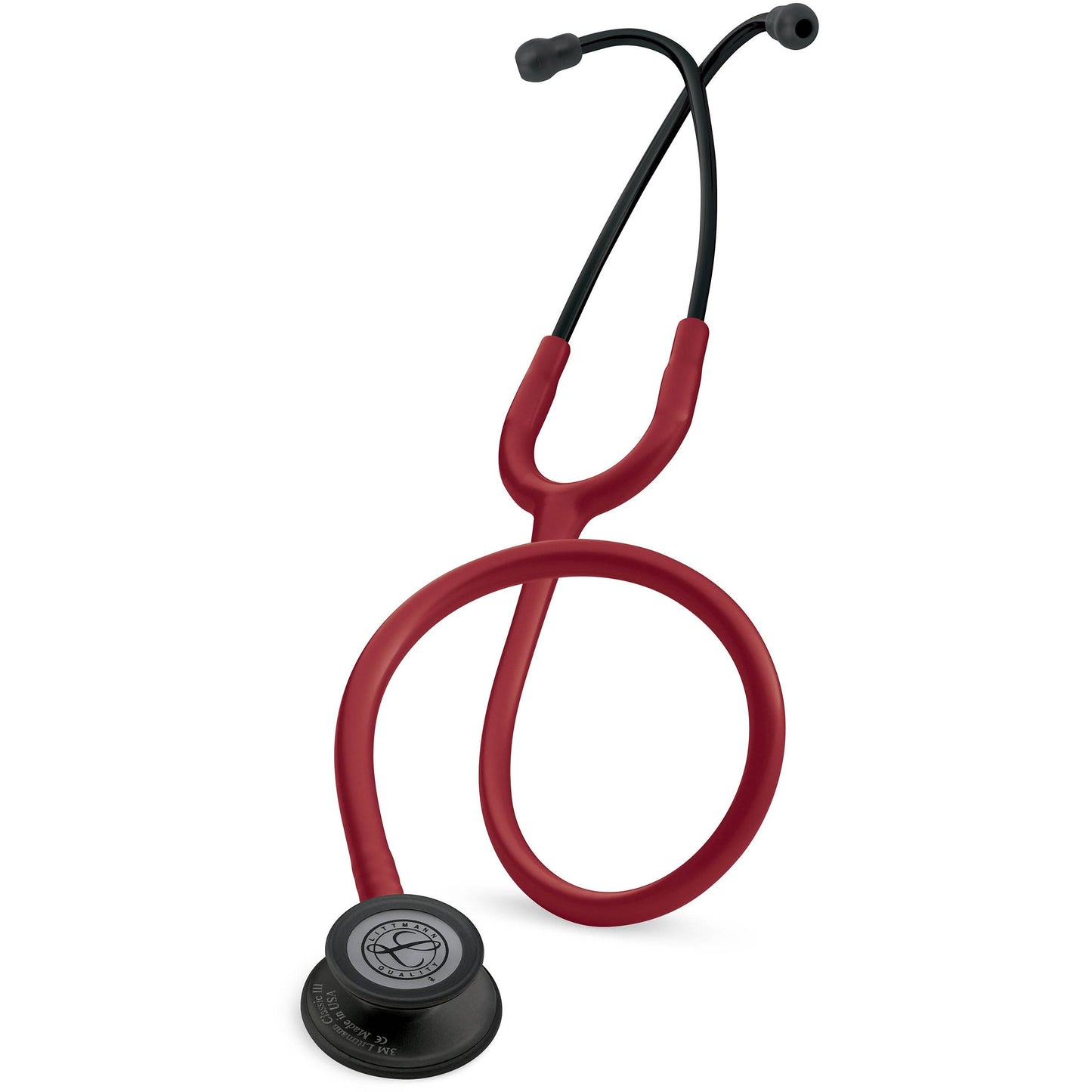 Littmann Classic III Stethoscope: Burgundy - Black Finish 5868