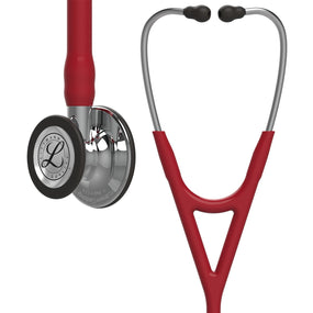 Littmann Cardiology IV Stethoscope: Burgundy & Mirror-Finish 6170