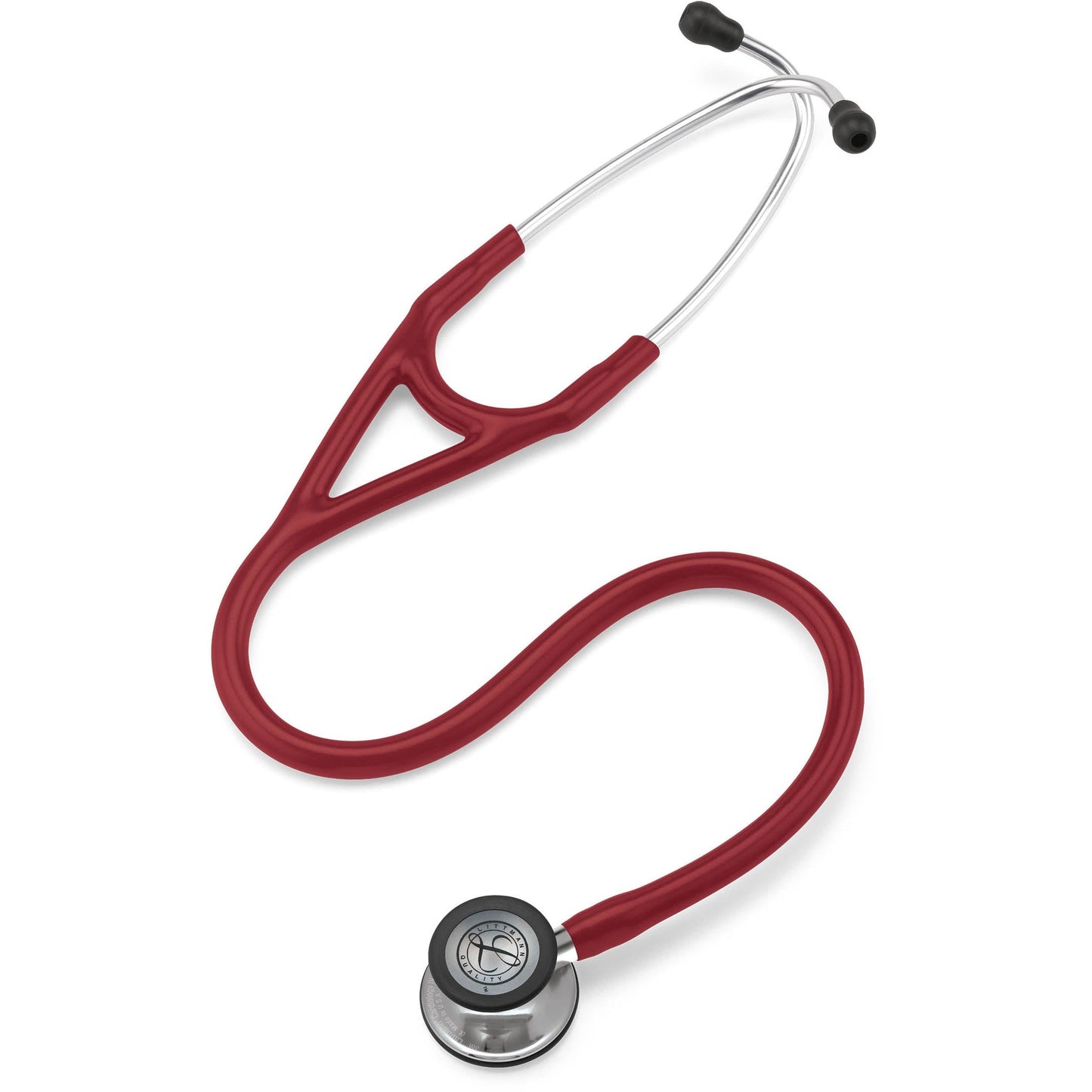 Littmann Cardiology IV Stethoscope: Burgundy & Mirror-Finish 6170