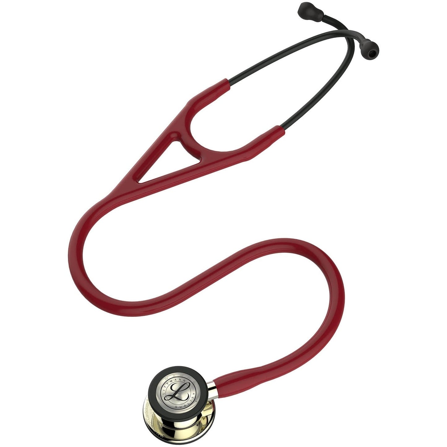 Littmann Cardiology IV Stethoscope: Champagne & Burgundy Tube 6176