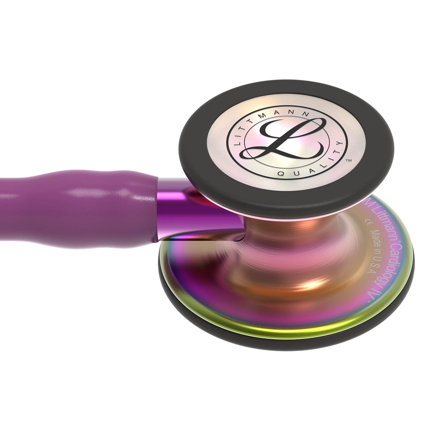 Littmann Cardiology IV Diagnostic Stethoscope: Rainbow & Plum - Violet Stem 6205