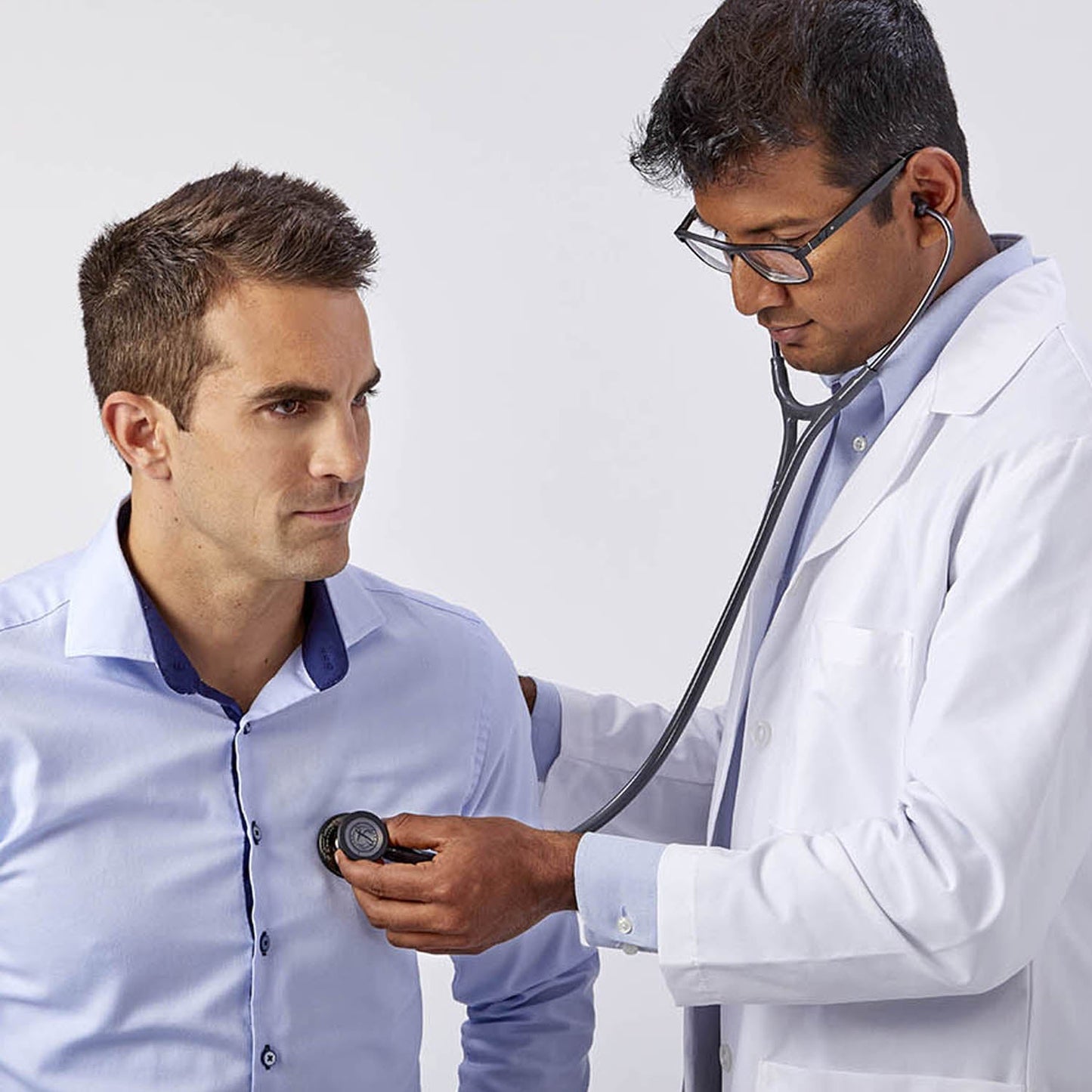 Littmann Cardiology IV Diagnostic Stethoscope: Grey & Smoke - Red Stem - Limited Edition 6183