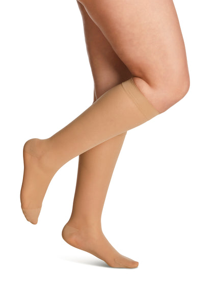 Sigvaris 780 Sheer Compression Socks 15-20 mmHg Calf High for Women Closed Toe