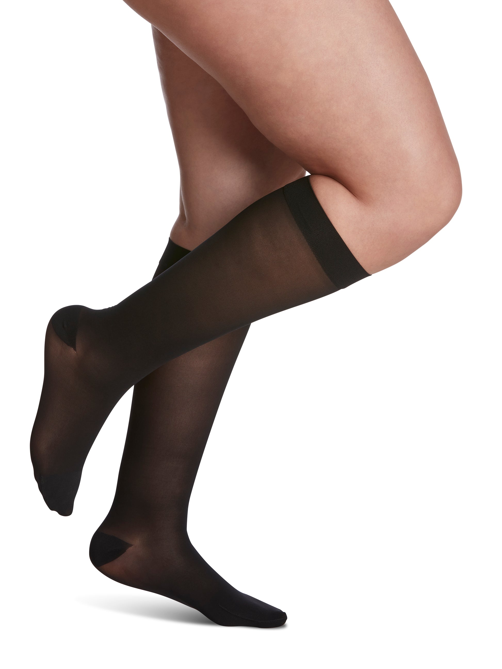 Sigvaris 780 Sheer Compression Socks 15-20 mmHg Calf High for Women Closed Toe