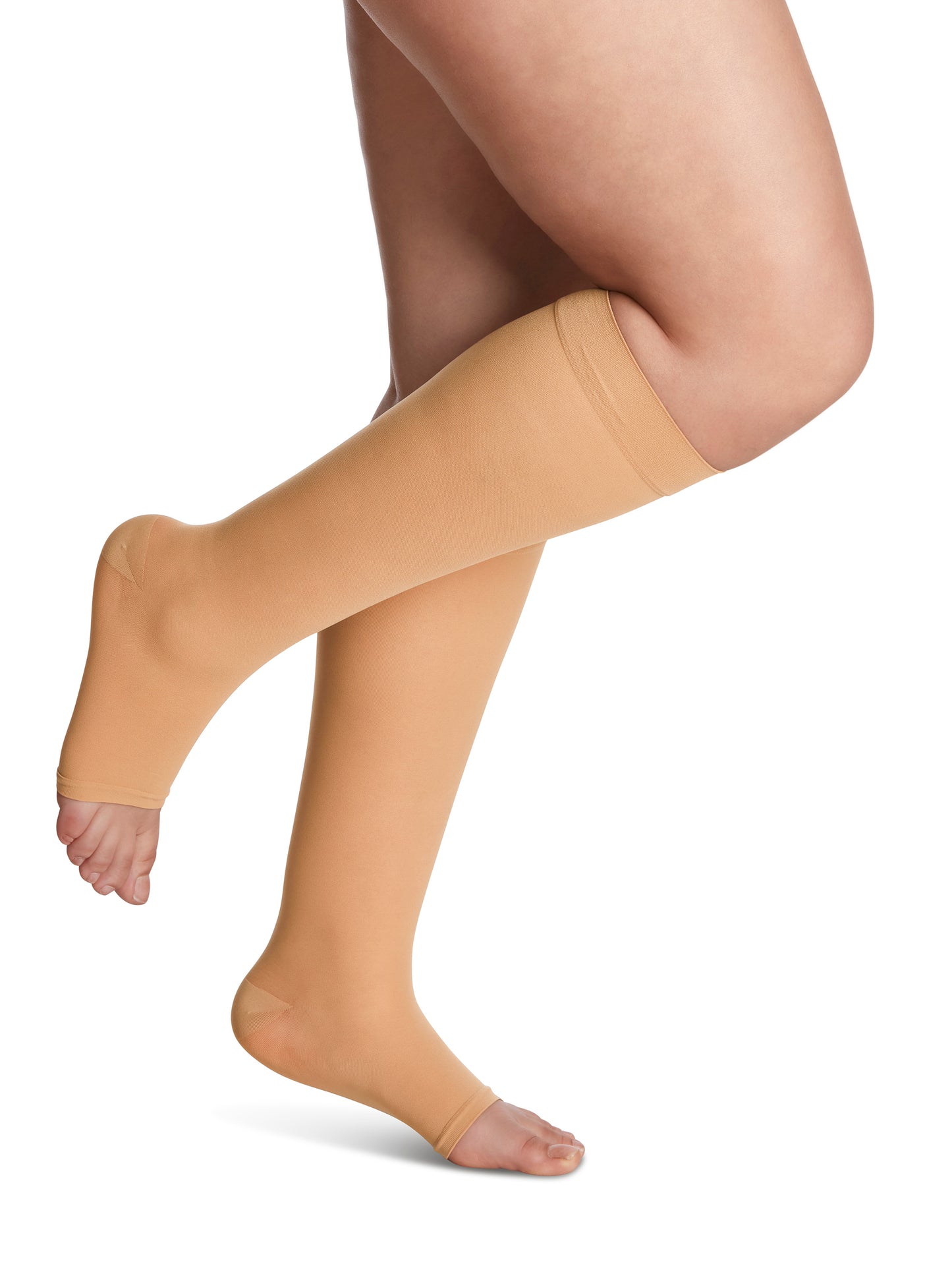 Sigvaris Women's Style Sheer Calf Open-Toe 20-30mmHg