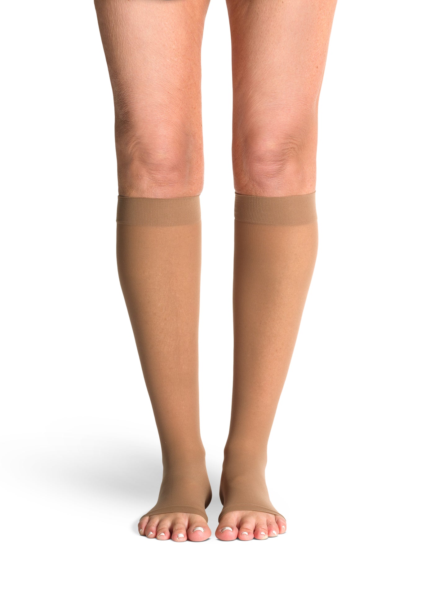 Sigvaris Women's Style Sheer Calf Open-Toe 20-30mmHg
