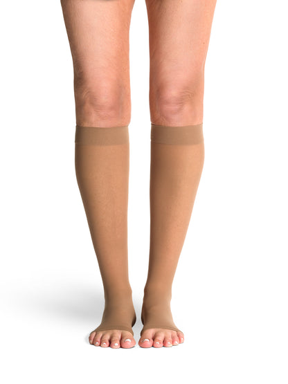 Sigvaris Women's Style Sheer Calf Open-Toe 20-30mmHg
