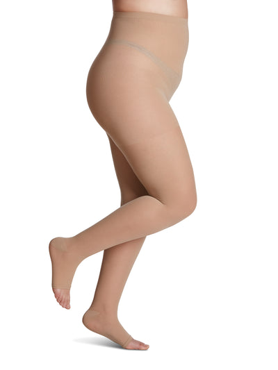 Sigvaris Women's Style Sheer Pantyhose Open-Toe 15-20mmHg