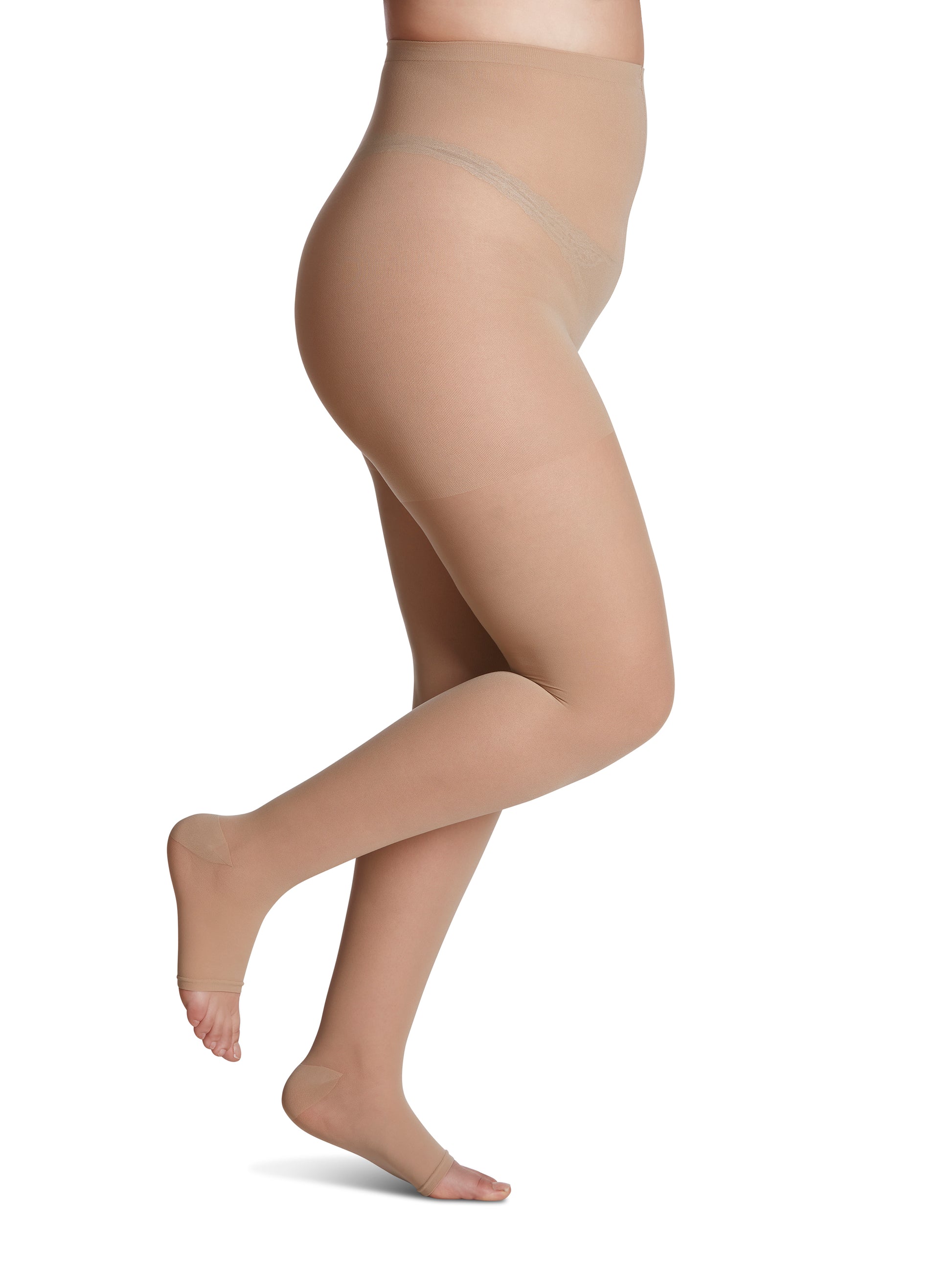 Sigvaris Women's Style Sheer Pantyhose Open-Toe 20-30mmHg