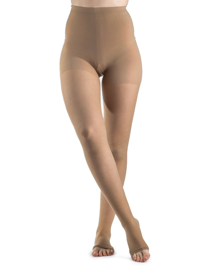 Sigvaris Women's Style Sheer Pantyhose Open-Toe 20-30mmHg