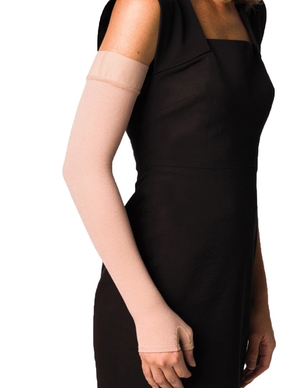Sigvaris 912 Advance Arm Sleeve With Gauntlet 20-30 mmHg With Grip Top Plus