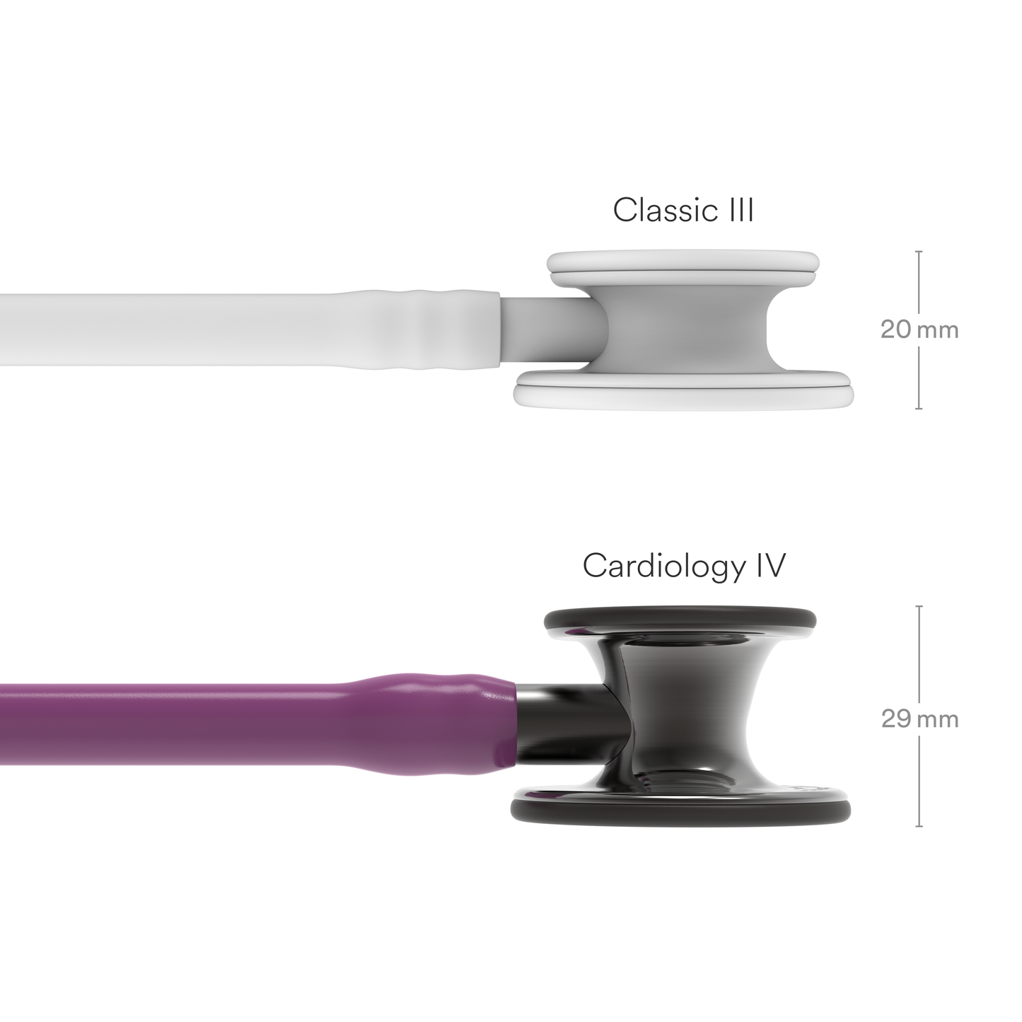 Littmann Cardiology IV Stethoscope: Plum & Smoke 6166