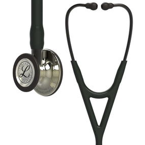 Littmann Cardiology IV Stethoscope: Black & Champagne-Finish 6179