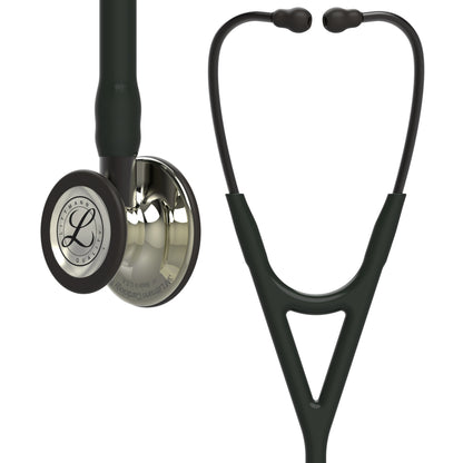 Littmann Cardiology IV Stethoscope: Black & Champagne-Finish 6179
