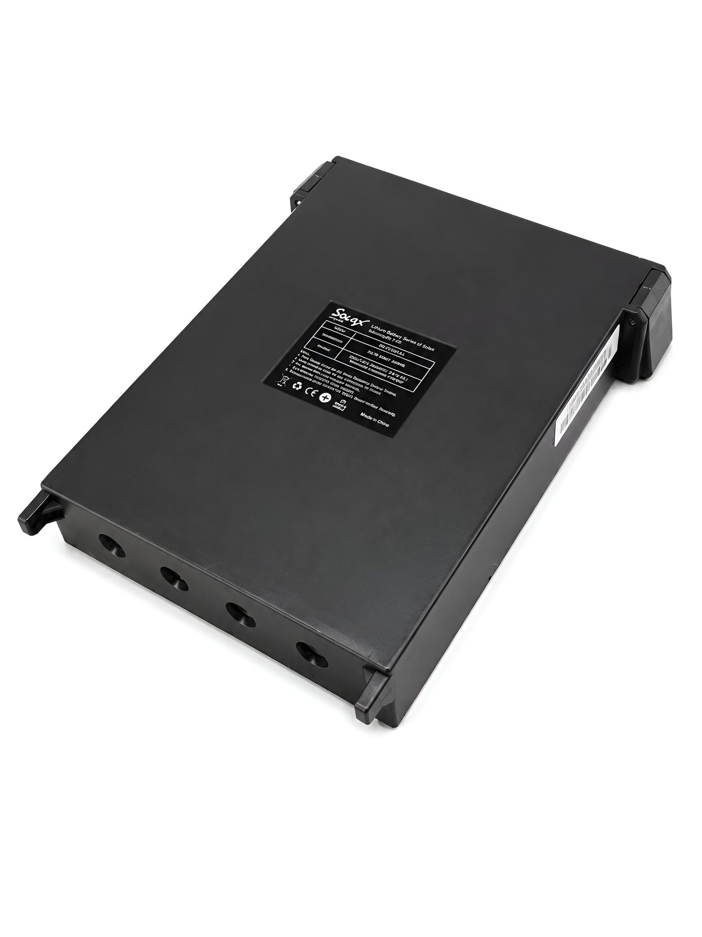 Movo Pilot lithium battery pack shown from the side