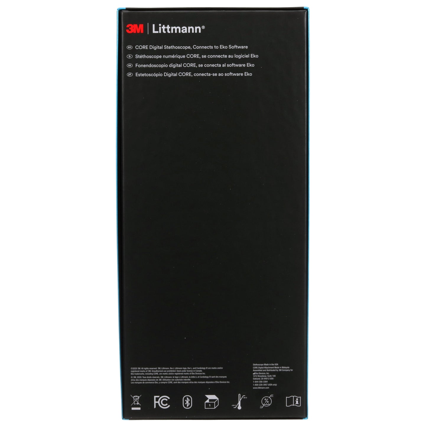3M™ Littmann® CORE Digital Stethoscope - Black 8480