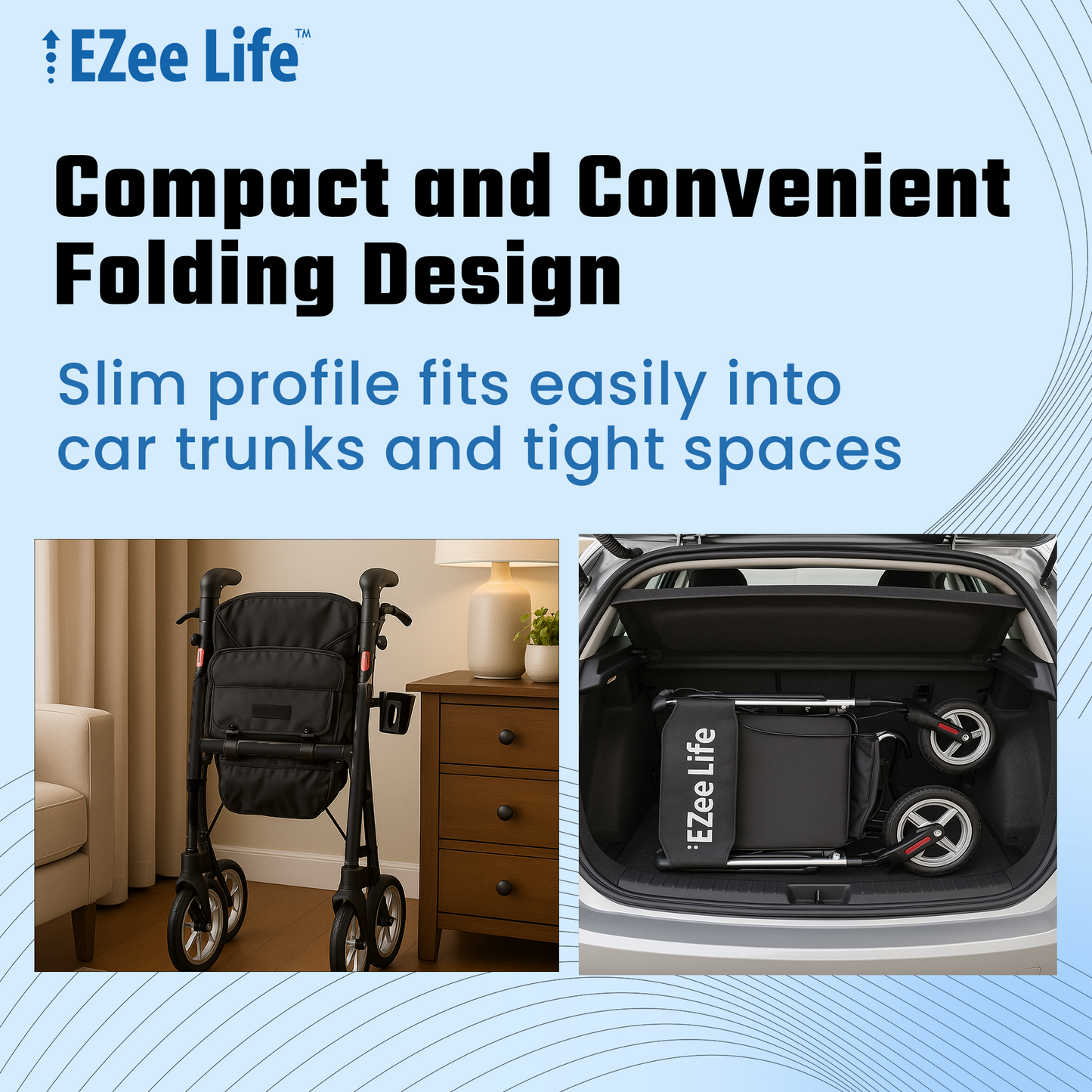 EZee Life Bariatric Rollator