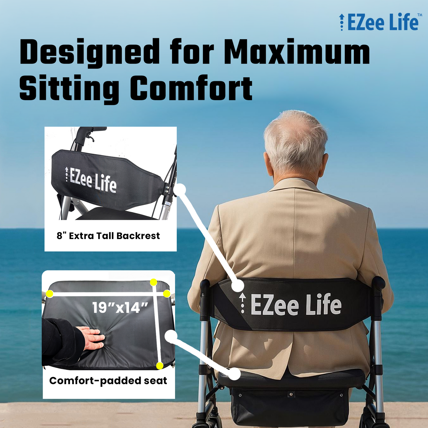 EZee Life Bariatric Rollator