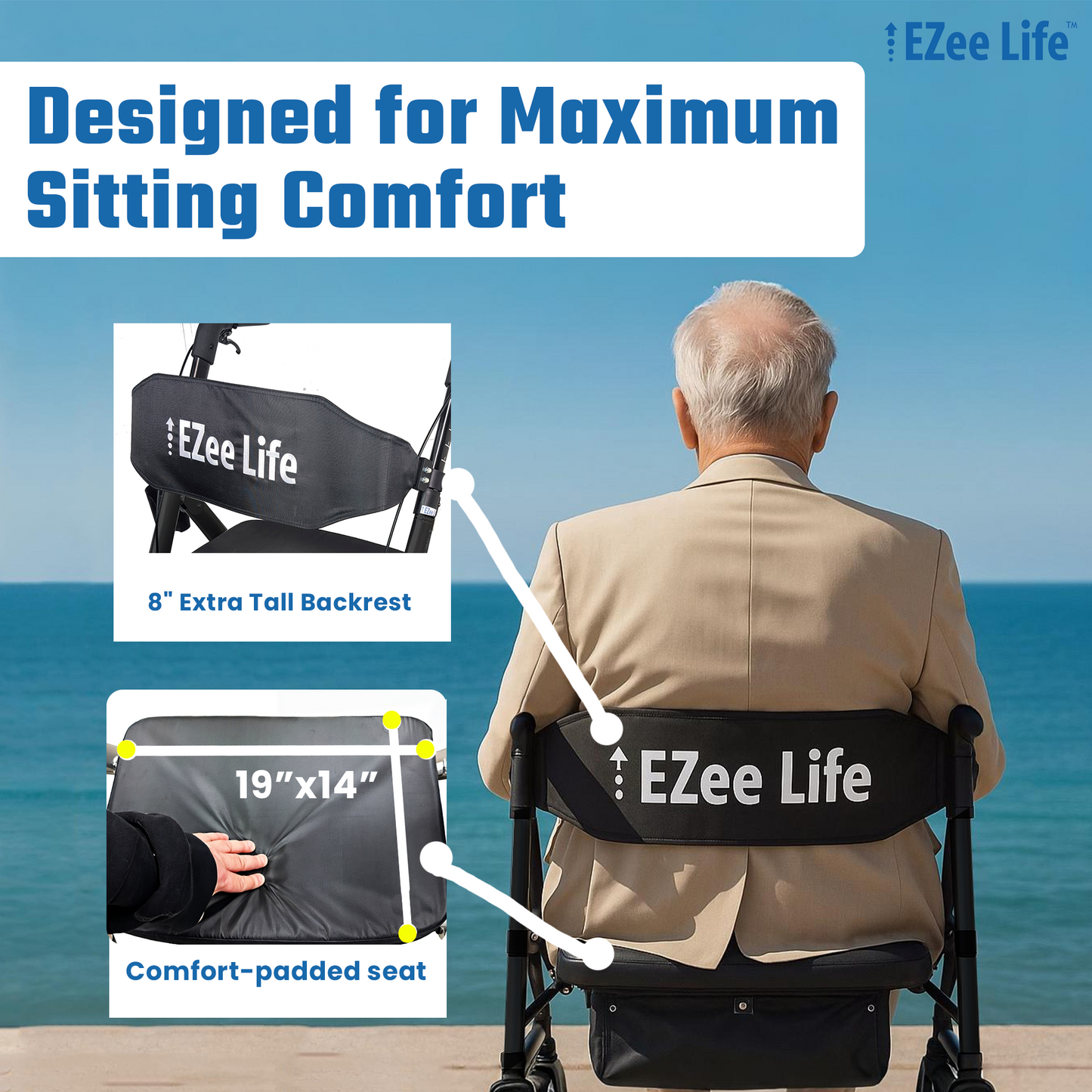 EZee Life Bariatric Rollator