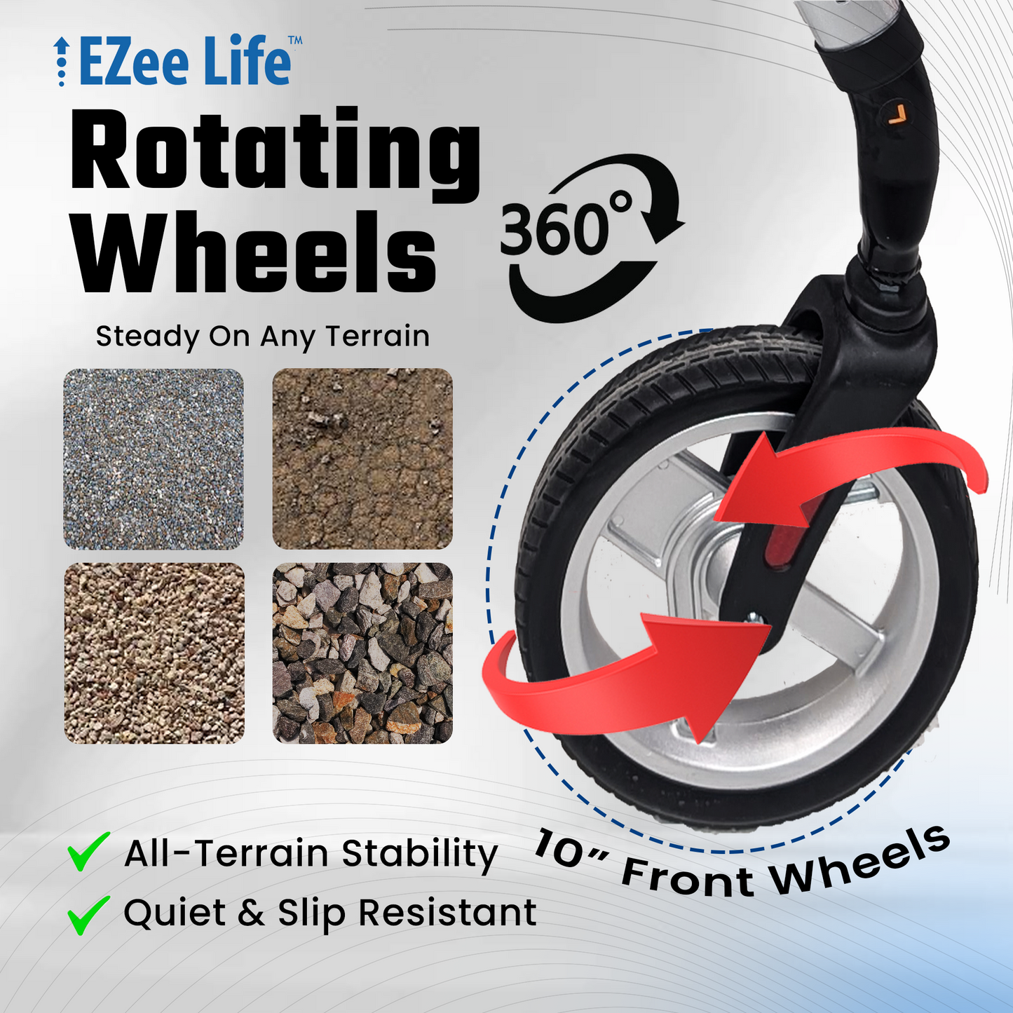 EZee Life Bariatric Rollator