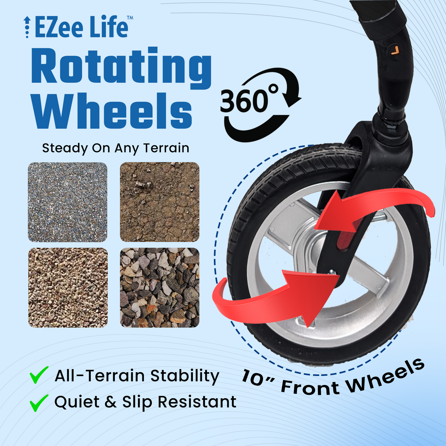 EZee Life Bariatric Rollator