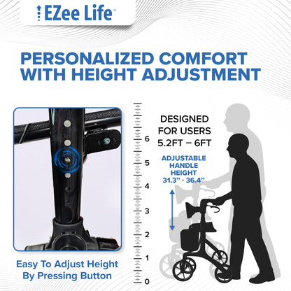 "X" Frame Rollator - CH3011