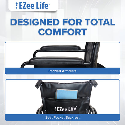 Economy Wheelchair - 16" or 18" - CH1090