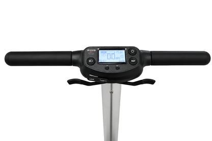 Movo Pilot tiller with digital display and thumb controls