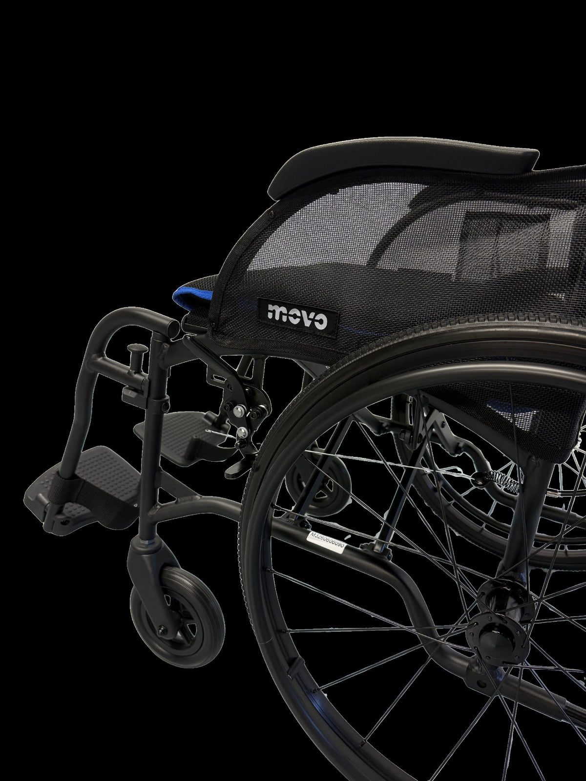 Movo M3 Lite magnesium alloy frame and seat detail
