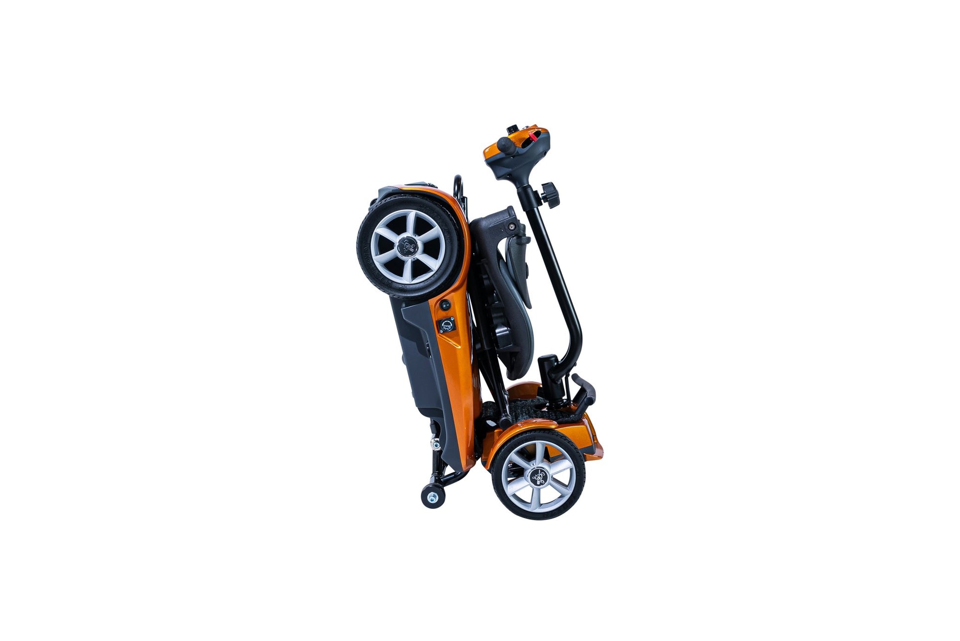 Heartway Transit 4 folded and ready to tow like wheeled luggage