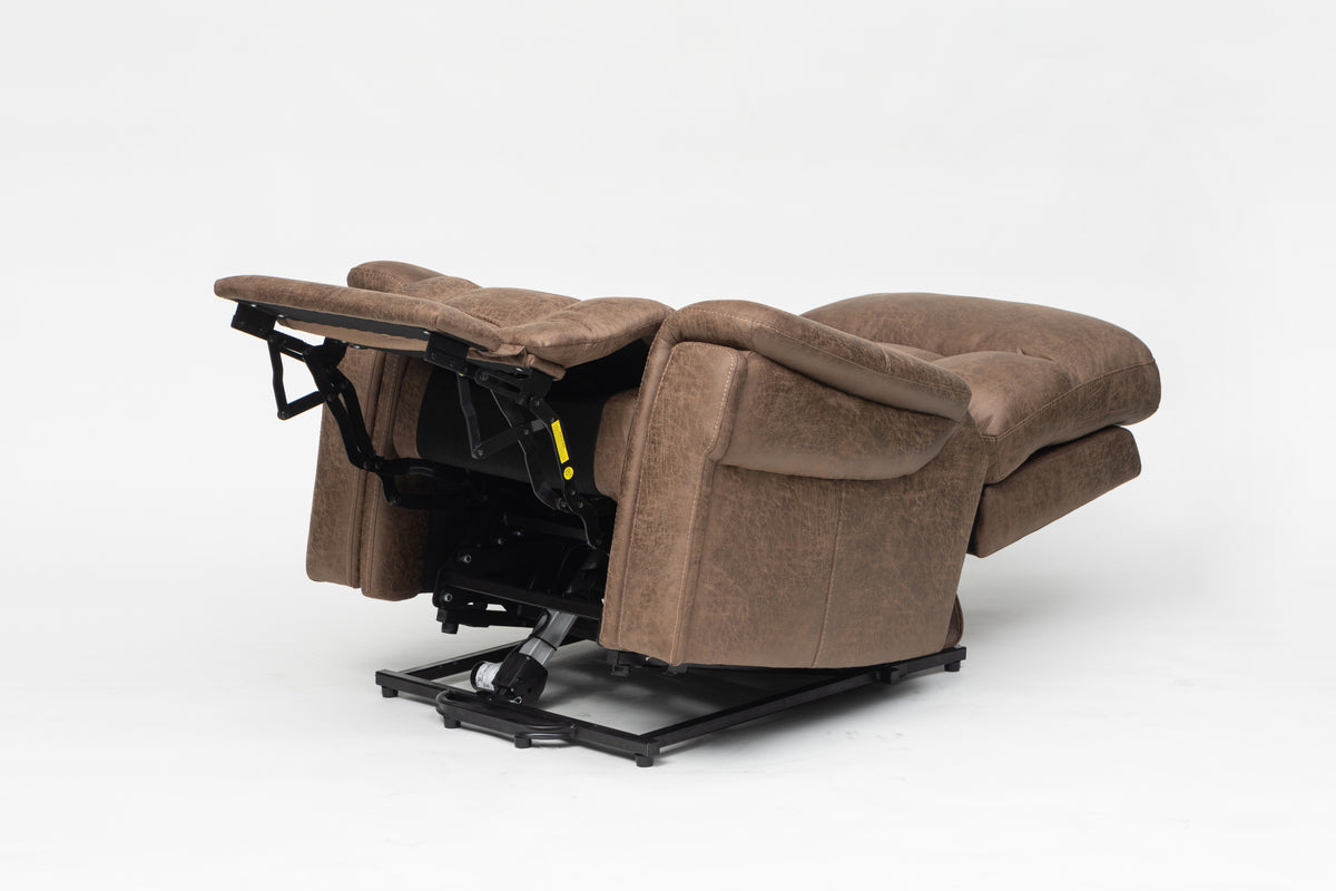 Premium 5-Motor Lift Chair Recliner with Massage & Heating, Power Headrest & Lumbar, USB & Type-C Charging, OKIN Motor (150 kg Capacity) Ezee Life