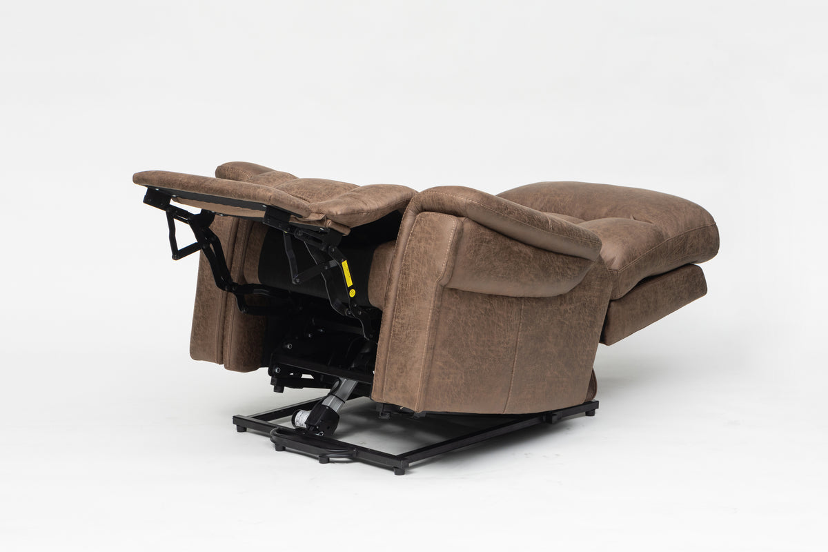 Premium 5-Motor Lift Chair Recliner with Massage & Heating, Power Headrest & Lumbar, USB & Type-C Charging, OKIN Motor (150 kg Capacity) Ezee Life