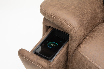 Premium 5-Motor Lift Chair Recliner with Massage & Heating, Power Headrest & Lumbar, USB & Type-C Charging, OKIN Motor (150 kg Capacity) Ezee Life