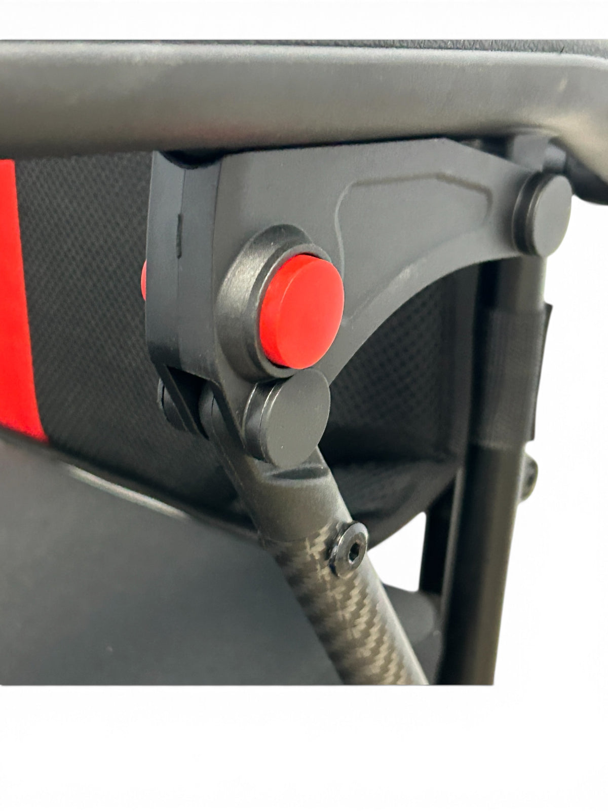EZee Life CH4078 Carbon Fibre Folding Power Wheelchair – Red Accent Factory Direct Medical