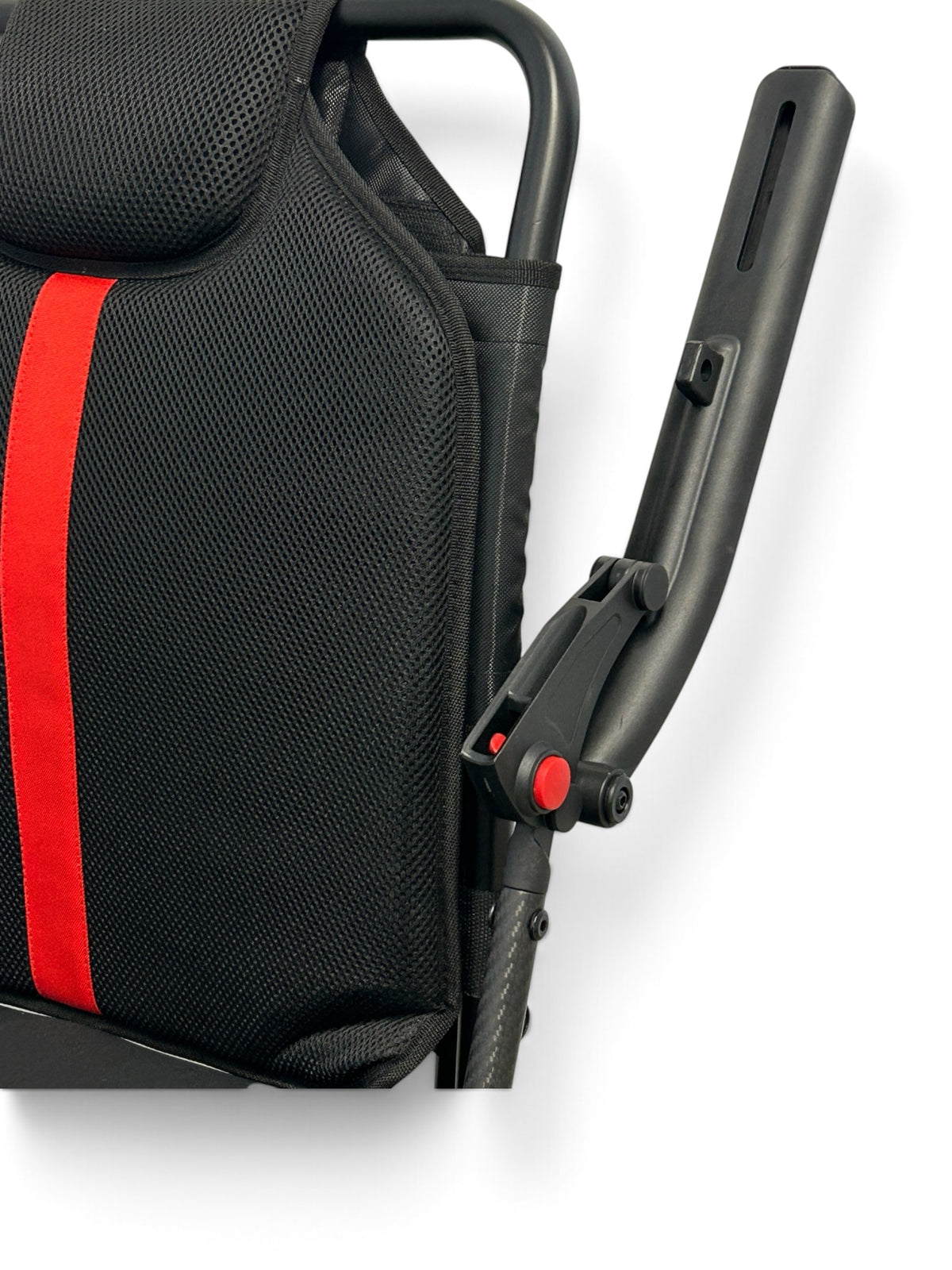 EZee Life CH4078 Carbon Fibre Folding Power Wheelchair – Red Accent Factory Direct Medical