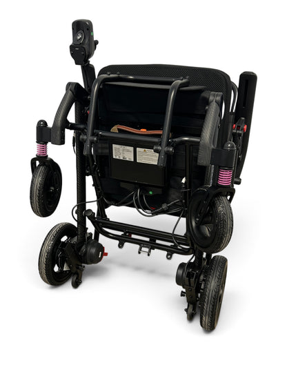 EZee Life CH4078 Carbon Fibre Folding Power Wheelchair – Red Accent Factory Direct Medical