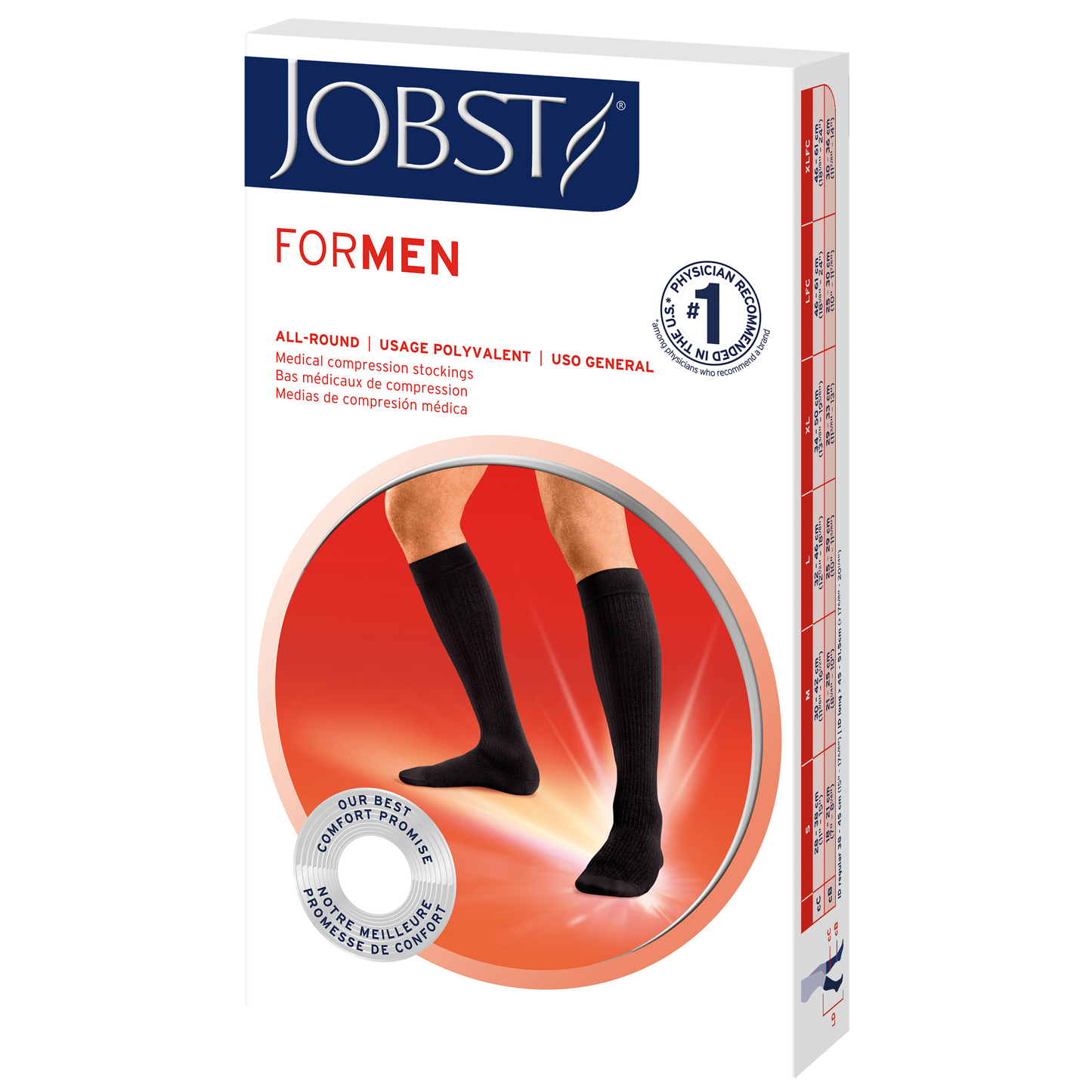 JOBST forMen Casual 30-40 mmHg Knee High
