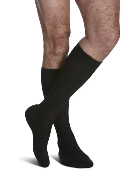 Sigvaris 360 Cushioned Cotton Compression Socks 20-30 mmHg Calf High for Women Closed Toe