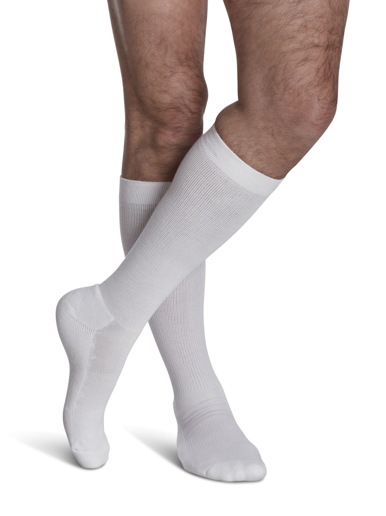 Sigvaris 360 Cushioned Cotton Compression Socks 20-30 mmHg Calf High for Women Closed Toe