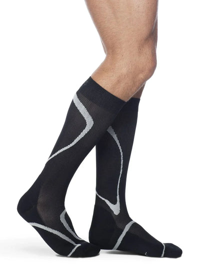 Sigvaris 412 High Tech Compression Socks 20-30 mmHg Calf High for Unisex Closed Toe