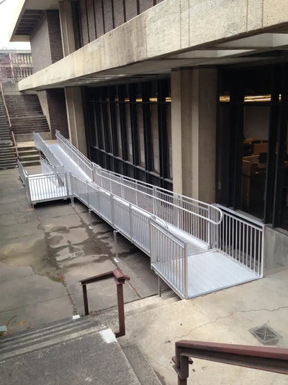 A*Com Commercial Modular Ramp Kits (with turns) | Alumiramp - Factory Direct Medical