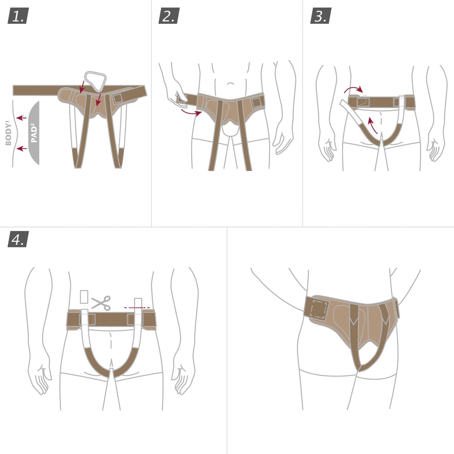 Jobst Actimove Professional Line Hernia Support Belt