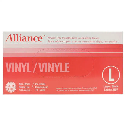 Alliance Vinyl Gloves - 100 / Box | Alliance - Factory Direct Medical