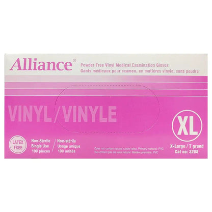 Alliance Vinyl Gloves - 100 / Box | Alliance - Factory Direct Medical