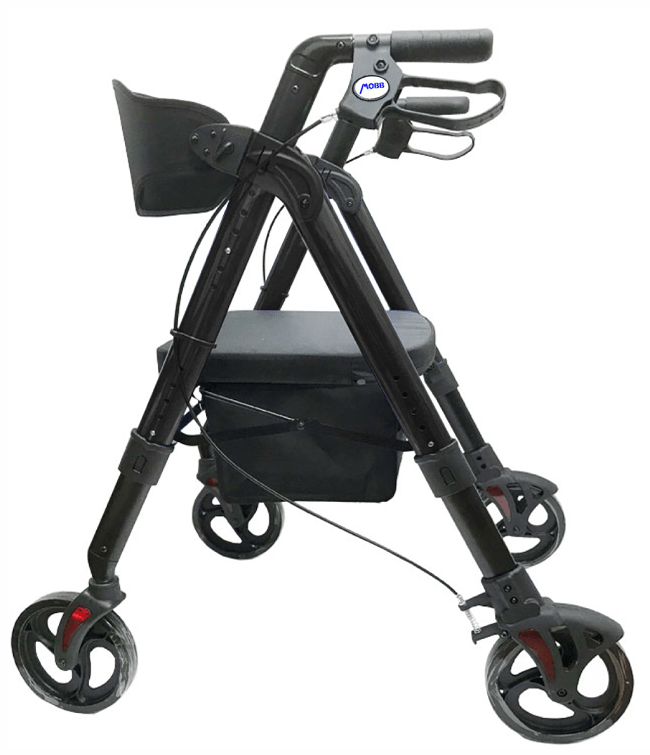 Aluminum Folding Bariatric Rollator | Mobb - Factory Direct Medical