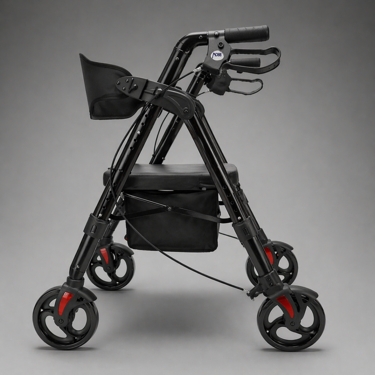Aluminum Folding Bariatric Rollator — MOBB Home Health Care, in use